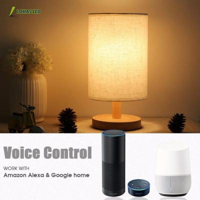 China Lighting Functions Smart Wifi Alexa Lamp RGB Lighting Led Table Lamps Tuya APP Control Led Bulb For Reading for sale