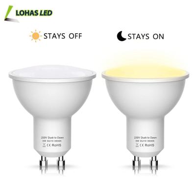 China Super Bright LOHAS 5W GU10 LED Dusk To Dawn Bulb Auto On /Off Light Sensor LED Spot Light Bulb for sale