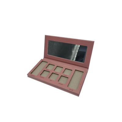 China High-end eyeshadow empty plate blush box empty box DIY lipstick press plate 8 cells trial pack makeup sample subpack à venda