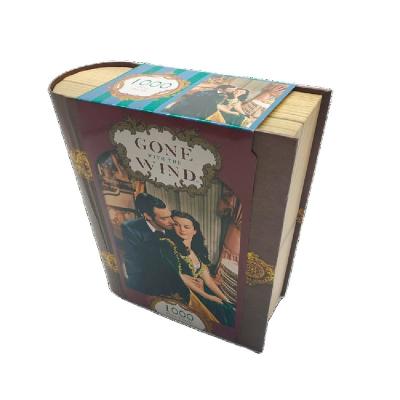 China Wholesale Modern Style Book Shaped Box Cheap High Quality Decorative Hard Cover Fake Book Box zu verkaufen