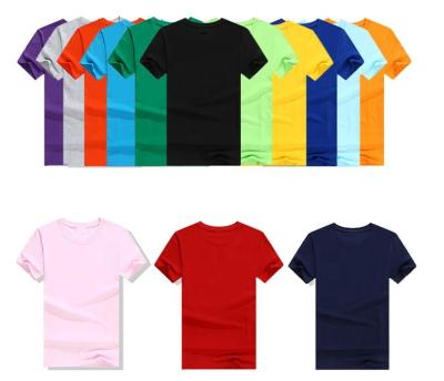 China Round Neck Plain T-shirt Men Customized High Quality 100%Polyester Anti-Shrink Vote T-shirt for sale