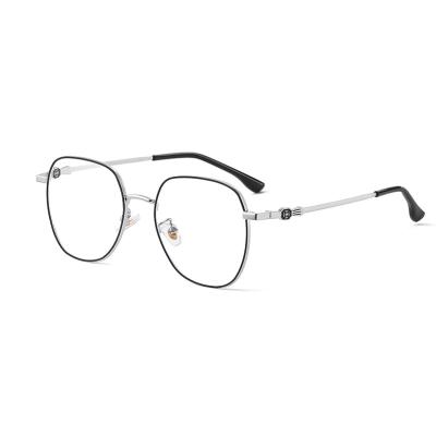 China Fashionable Ultra Light Adjustable Degree Large Glass Frame Metal Glass Frame For Men And Women for sale