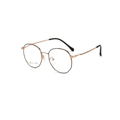 China Titanium Lightweight Frame For Myopic Lens Metal Prescription Optical Support Glasses Women And Men 1077 for sale