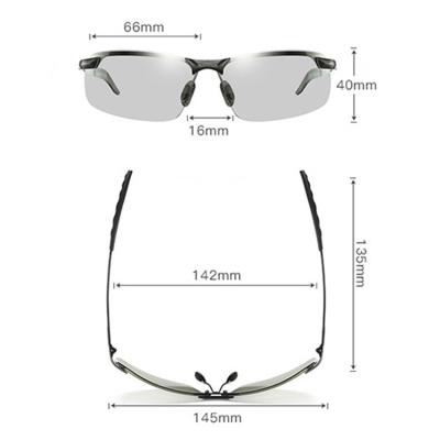 China Fashion Sunglasses Classic Shades Driving Men Photochromic Polarized Cycling Sunglasses for sale