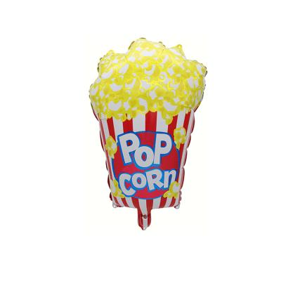 China Cheap Custom Gift Toy Popcorn Shape Party Decoration Helium Foil Balloons for sale