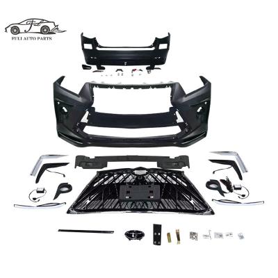 China Factory-direct FULI Car Bumper Facelift Body Kit Front Bumper Rear Bumper Grill For Toyota Highlander 2009-2014 Upgrade Lx570 Styling for sale