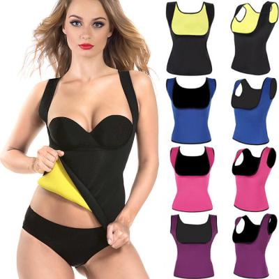 China Hot Sale Breathable Waist Trainer Vest Shaper Sport Sauna Sweat Vest Waist Trainer Shapewear Women for sale