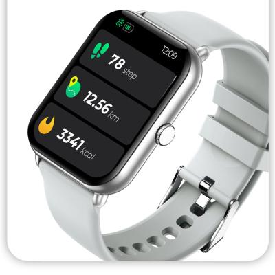 China 2021 Best Selling 1.69 Inch Full Touch High Touch Screen Waterproof Smart Watch Square Smart Watch With Long Battery Life for sale