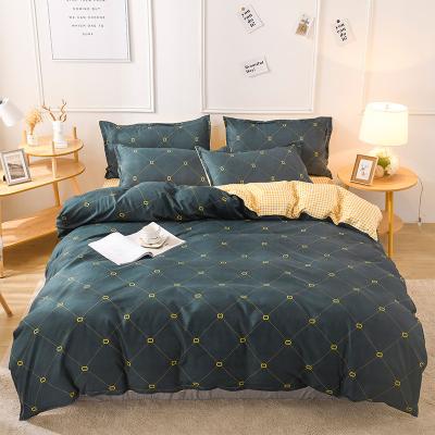 China Nondisposable Fashionable Brand Luxury Microfiber Bedding Set,Comfortable Hotel Bedding Duvet Cover Set Sheet Set for sale