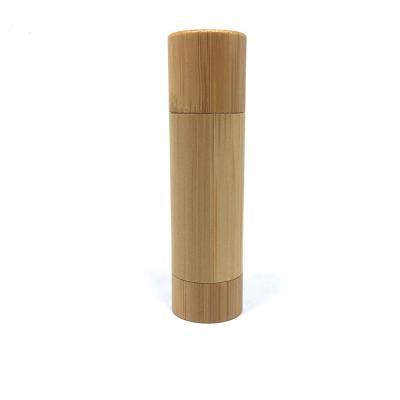 China Lip Gloss Filling 5ML Lip Balm Bamboo Wooden Tube for sale