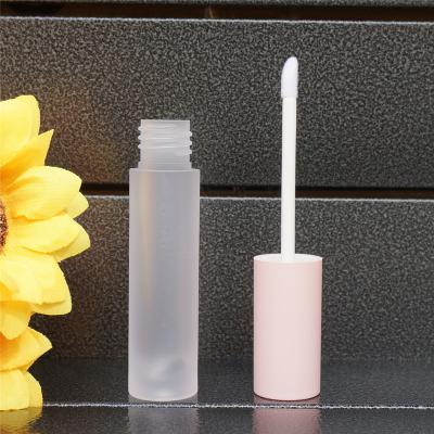 China Hot Sale Empty Pink Plastic Lip Gloss Tube Lip Balm Container Lip Gloss Filling Lip Gloss Tube Lip Balm Container for sale