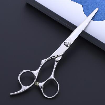 China Professional Hair Scissors Hair Cutting Scissors Japanese 440C Steel Hairdressing Hair Thinning Scissors Left Handed Shear MXS635 for sale