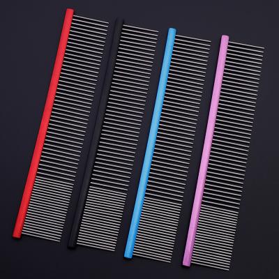 China Sustainable Dog Aluminum Alloy Comb For Hair Grooming MCB701 for sale