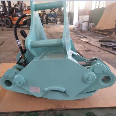 China Building Material Shops Hydraulic Tractor Mounted Head Firewood Tree Shear Chipper Grapple Cutter For Sale for sale