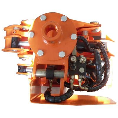 China Grows OEM Energy Cutter Grapple Wood Rotary Cutter Crusher Grapple For Timber Crane Attachments for sale