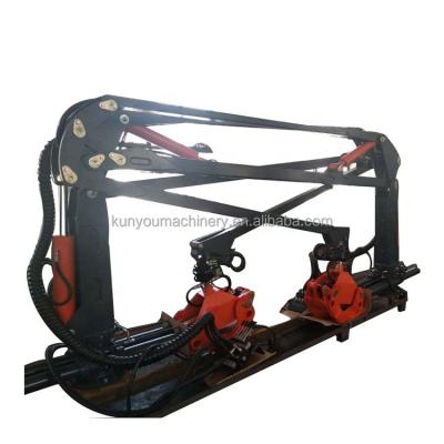 China Cultivates China Hydraulic Log Timber Timber Crane With Slewing Grab For ATV Log Trailer Tractor Attachments for sale