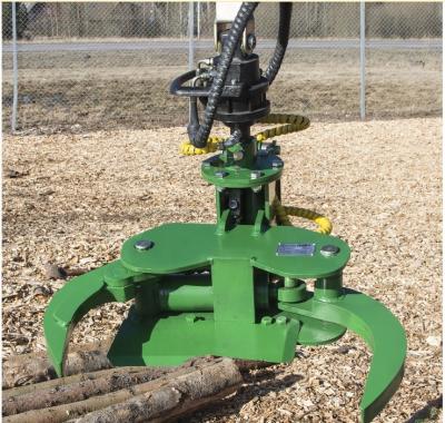 China Building Material Shops Harvester Hydraulic Head Tree Cutter Wood Cutting Machine For Excavator Felling Grapple for sale