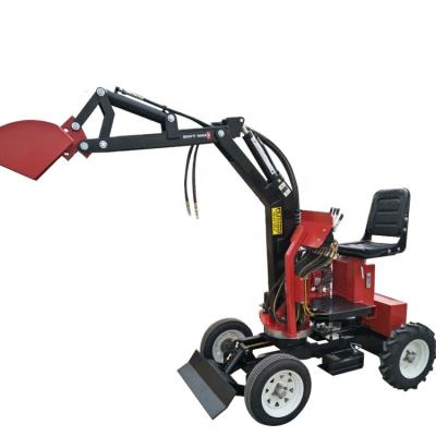 China Cultivate Mini Trencher Digger Excavator For Garden Earth Moving Machinery for sale