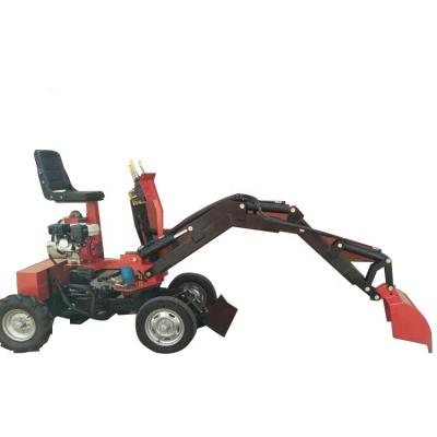 China Construction material shops universal mini bulldozer small farm tractor micro excavator 0.5 ton for sale for sale