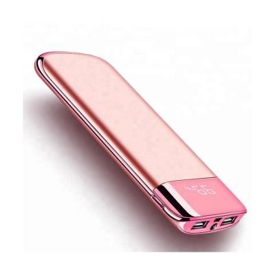 China Hot-selling portable LED torch 2021 power bank with dual USB ports, easy to carry mobile power, quickly charging 20000 mAh large capacity for sale