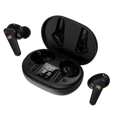 China Universal BT 5.0 Earbuds Stereo Wireless Headset Bass Cell Phone Binaural Invisible Blue Tooth With Small Compartment Filling Binaural Running Headset for sale