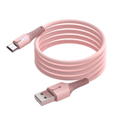 China DC moible phone cable quick charging smart charging auto disconnect quick charging plastic cable charging cable for sale