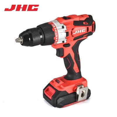 China Wood and Metal Drilling Excellent Perform 18V Two Speed ​​Cordless Impact Drill Power Tools Brushless Battery Drills Cordless Hammer Impact Drill Set for sale