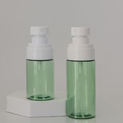 China Eco-friendly 30ML~60ML Clear Plastic Spray Bottle With Lid For Perfume Or 75% Alcohol for sale