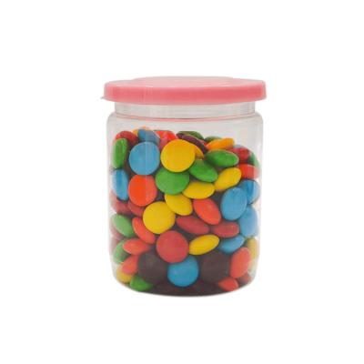 China High Quality Eco-friendly Factory Price PET Jar 310ML Clear Plastic Pop Can Lid With Soft PP Cap For Food for sale