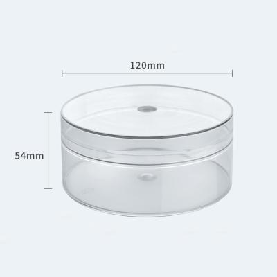 China Recycled Materials 420ML Large Cylinder Packaging Box Plastic Storage Box For Food for sale