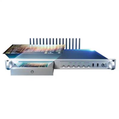 China Pull Out 4G 5G Rack Multi Sim Bonding Router Multi Wan 8 Channel for sale