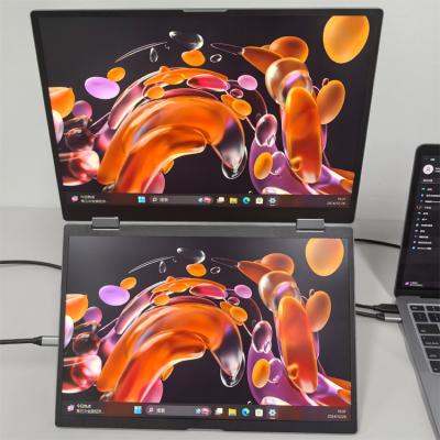 中国 60Hzリフレッシュレート ポータブルモニター デュアルスクリーン ミニHDMI接続 体重 16000g 販売のため