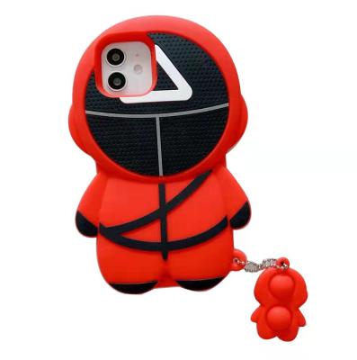 China Anti-drop cell phone case for iPhone 13 squid game phone case with bubble chain cell phone case for iphone 12 pro 2021 max for sale