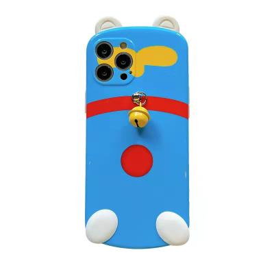 China 3D Anti-drop Cartoon Designer Phone Case With Bells Camera Protective Case For iPhone 12 Pro Max Phone Case 2021 for sale