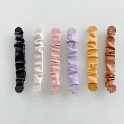 China Hot Selling Hanging Wrist Strap Hand Wrist Rope For Phone Case Wrist Strap Wrinkled PU Wrist Strap for sale