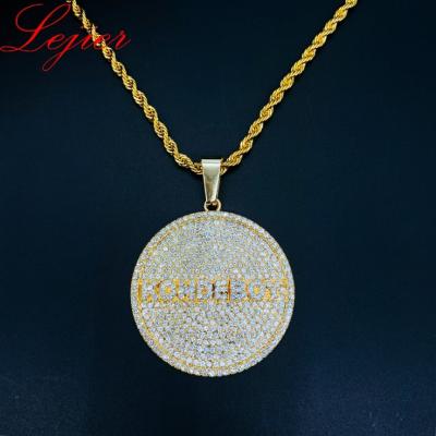 China Anti-allergic hip hop top LEJIER pendant necklace to make it high quality lettered character devil costume spiral rock laws street fashion jewelry for sale