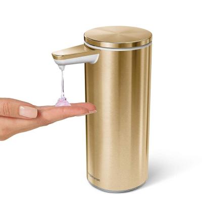 China 2018 Automatic White Card Touchless Hotel Brass Foam Soap Dispenser China Suppliers Sanitizer Spray Liquid Foam Soap Dispenser With Tank For Hospital for sale