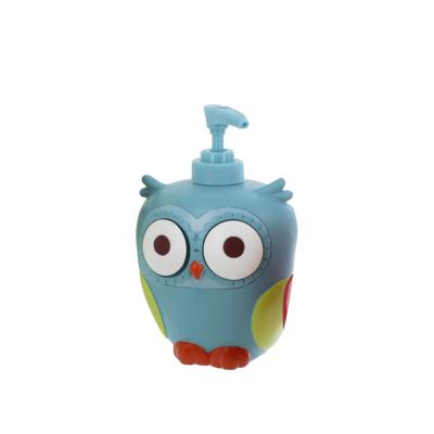 China Custom Owl Design Plastic Liquid Foam Kitchen Soap Dispenser Bathroom Sink Accessories Cute Cartoon Bulk Cheap Products Custom Soap Dispenser for sale