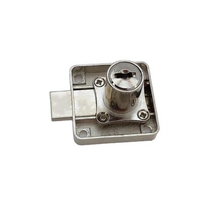 China Locker China Factory 138-22 Iron Zinc Alloy Two Lock Office Furniture Detachable Drawer Lock for sale