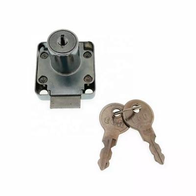 China High Quality 338 Zinc Alloy Locker Drawer Lock For Furniture Cabinet Door Push Lock Cylinder for sale