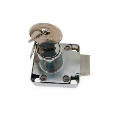 China High Quality 338 Zinc Alloy Locker Drawer Lock For Furniture Cabinet Door Push Lock Cylinder for sale