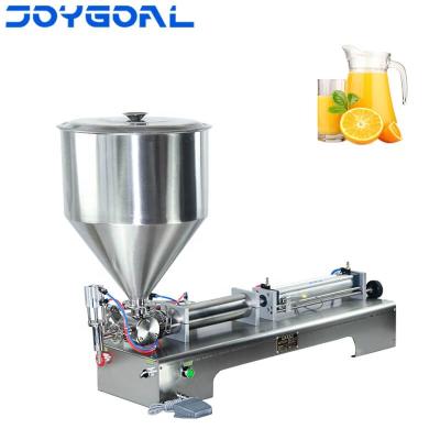 China CLOTHING Semi Automatic Disinfecting Water Filling Machine Semi Automatic Single Spout Filling Machine Shanghai Joygoal for sale