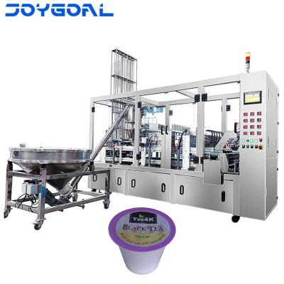 China Automatic Beverage Shanghai Joygoal k Cup Coffee Capsule Filling Sealing Making Machine for sale