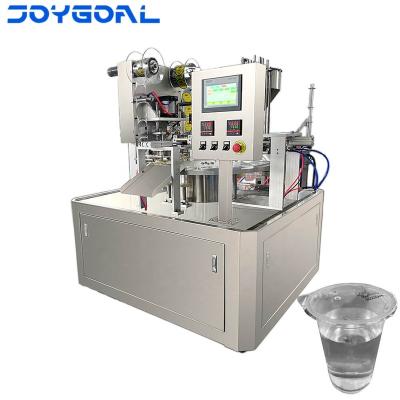 China APPAREL JOYGOAL Automatic Mineral Water Cup Filling And Sealing Machine for sale