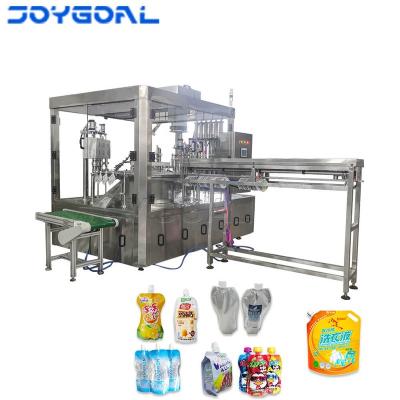 China CLOTHING Automatic Screw Filling Pouch Filling Machine Pouch Filling Capping Capping Nozzle for sale