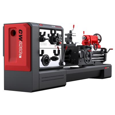 China Universal shops CW6263B low cost lathe lathe tool manufacturer-supplier heavy duty conventional manual china machine building material price for sale