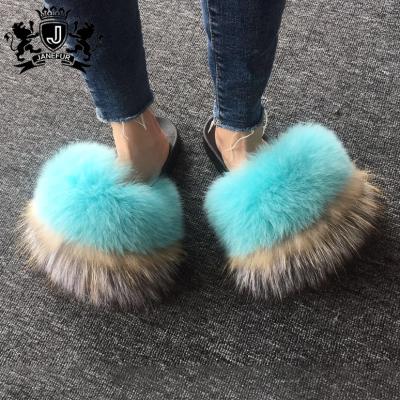 China Women Slippers Wholesale Soft Lightweight Furry Sandal Hairy Rubber Slippers for sale