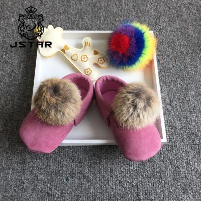 China Warm Warm Newborn Shoes Soft Suede Baby Bootie for sale