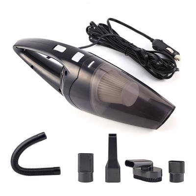 China Hot Sale 100W 12V Mini Wired Filter Washable Portable Vacuum Cleaner Handheld Small With 3500PA 12v Car Hover Wet Vacuum Cleaner for sale