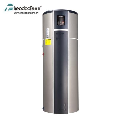 China China Supplier 260L Hybrid Air Source Heat Pump Heating Coil Outdoor External Water Heater for sale